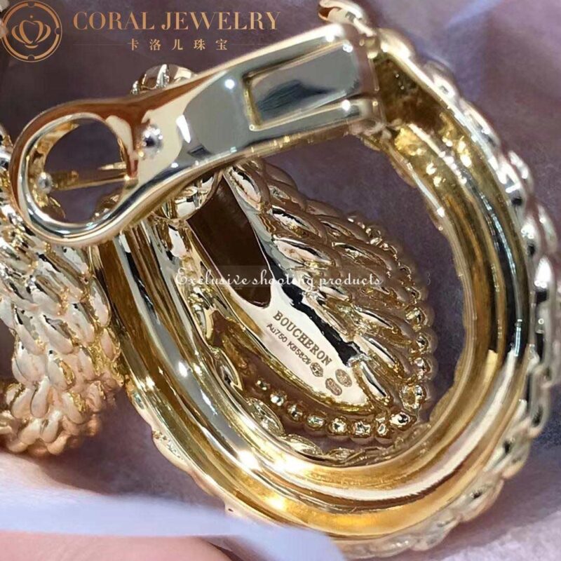 Boucheron Serpent Bohème Diamants Earrings JCO04CAB01 Yellow Gold Diamond 2