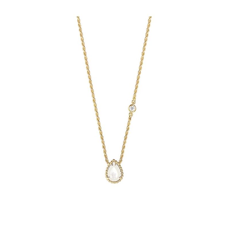 Boucheron Serpent Bohème Pendant JPN00626 Yellow Gold Diamond Pearl XS Motif 2