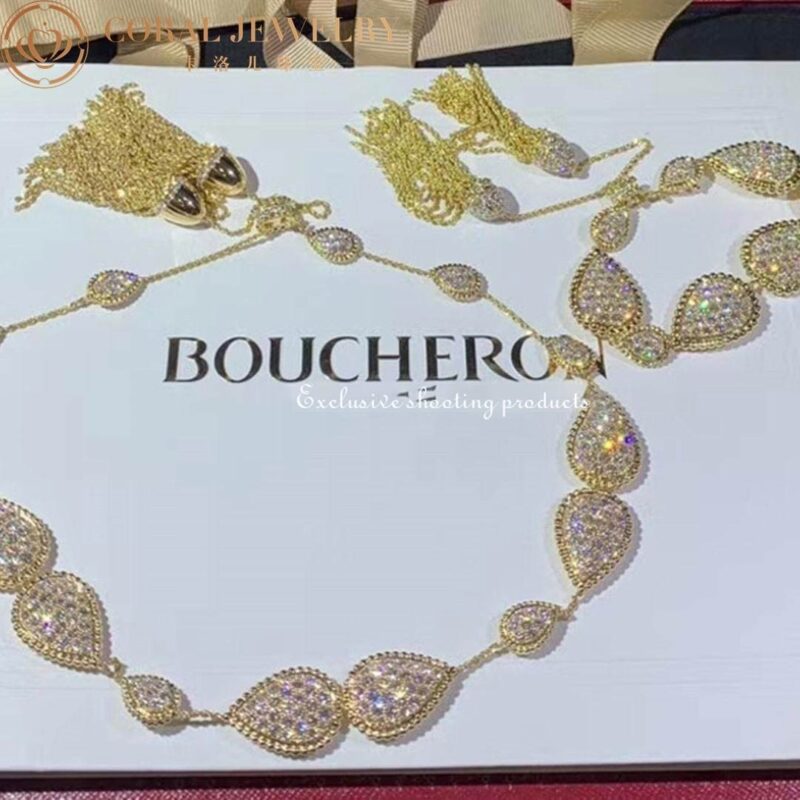 Boucheron Serpent Boheme Pompon Necklace Jcl00911m Coral 88