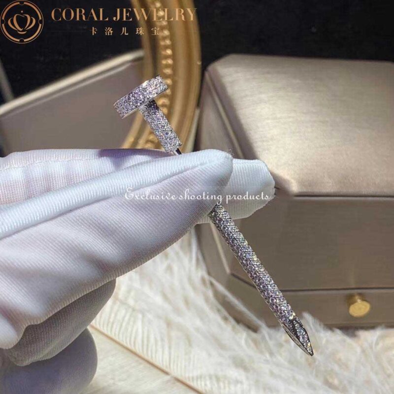 Cartier Juste un Clou Tie Pin OG000178 White Gold and Diamonds 3