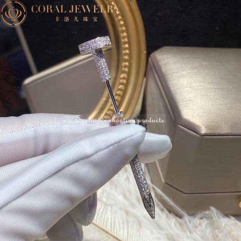 Cartier Juste un Clou Tie Pin OG000178 White Gold and Diamonds 7