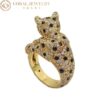 Cartier Panthère De Cartier Ring Onyx Emeralds, Yellow Diamonds 3