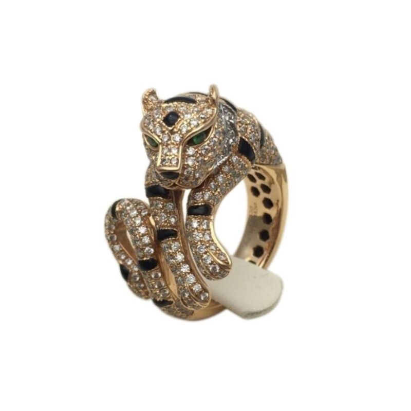 Cartier Panthère de Cartier Ring Yellow Gold, Diamonds, Emeralds, Onyx1