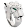 Cartier Panthère De Cartier B4074100-1, White Gold Diamond, Emerald and Onyx 1