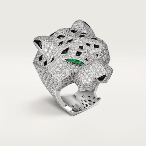 Cartier Panthè1re De Cartier H4179600, White Gold, Emeralds, Onyx