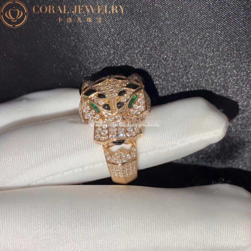 Cartier Panthère De Cartier N4211000, Rose Gold, Emeralds, Onyx 3