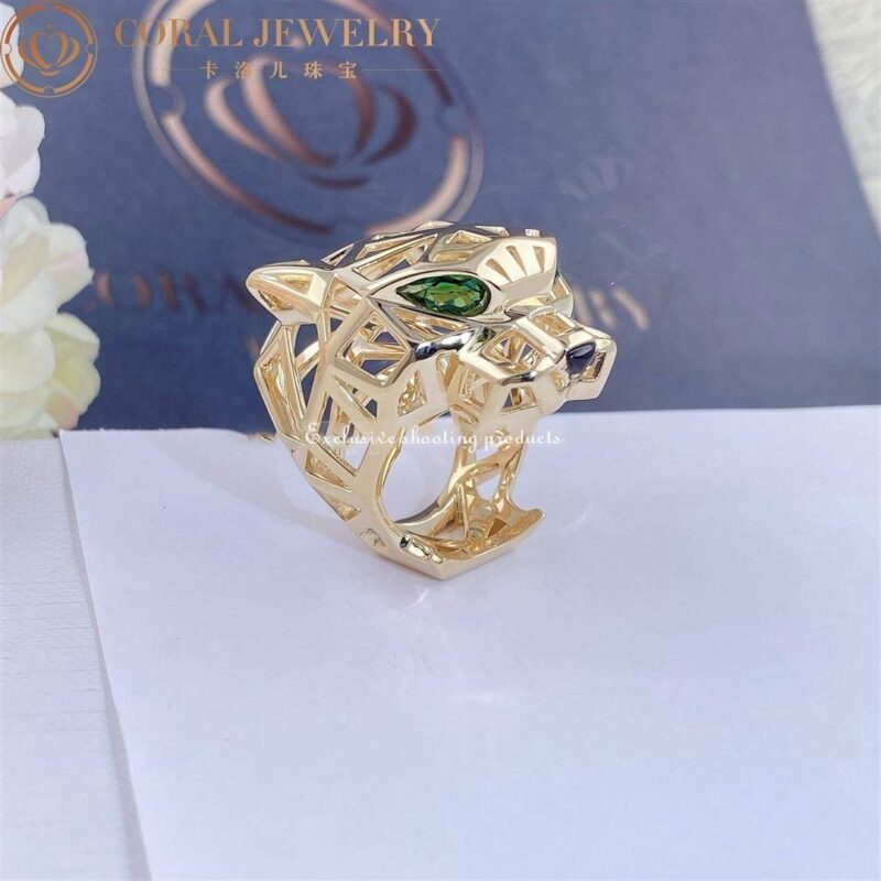 Cartier Panthère De Cartier N4722500, Yellow Gold, Tsavorite, Onyx 10