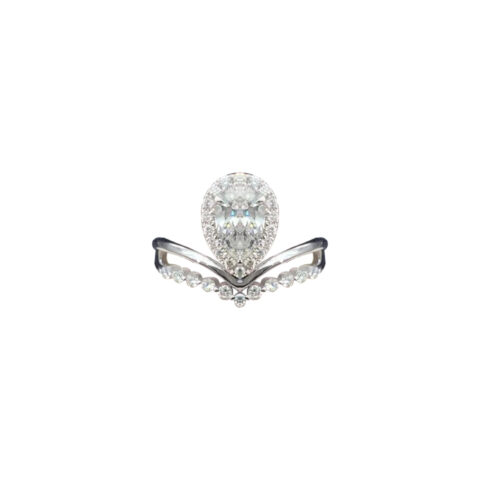 Chaumet Joséphine Aigrette Ring 083297 White Gold, Diamonds Customized Edition 1