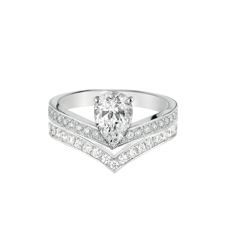 Chaumet Joséphine Aigrette Solitaire Platinum J3OQ00-083590, Diamonds Combination Rings1