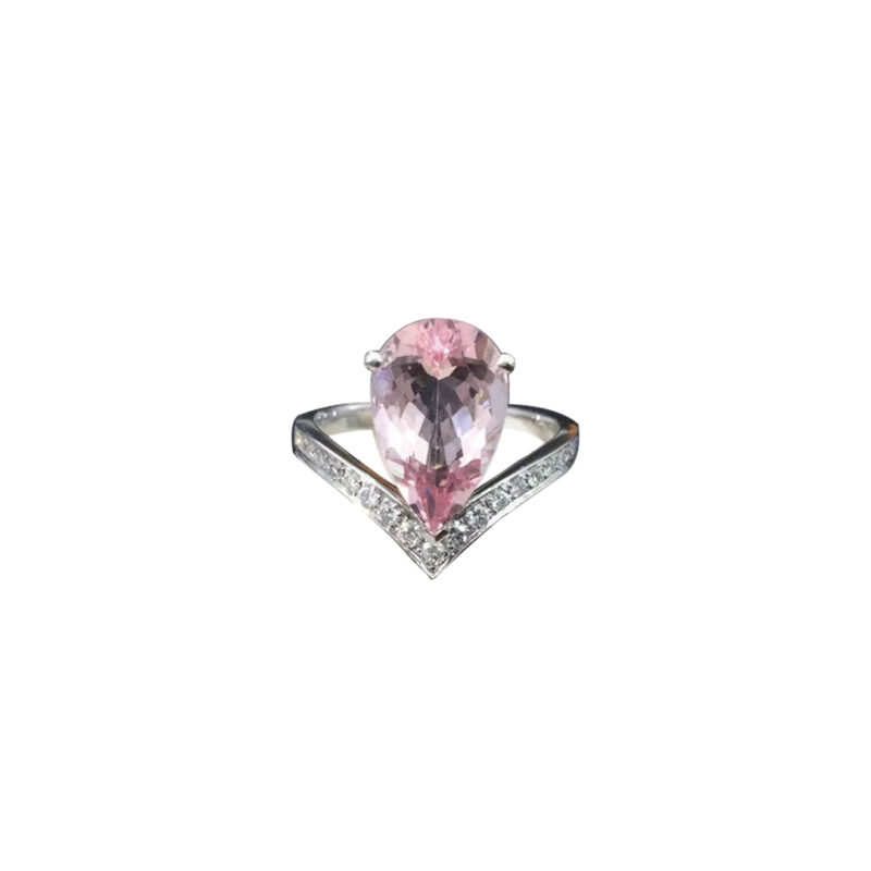 Chaumet Joséphine Aigrette Solitaire Platinum, Morganite, Diamonds1