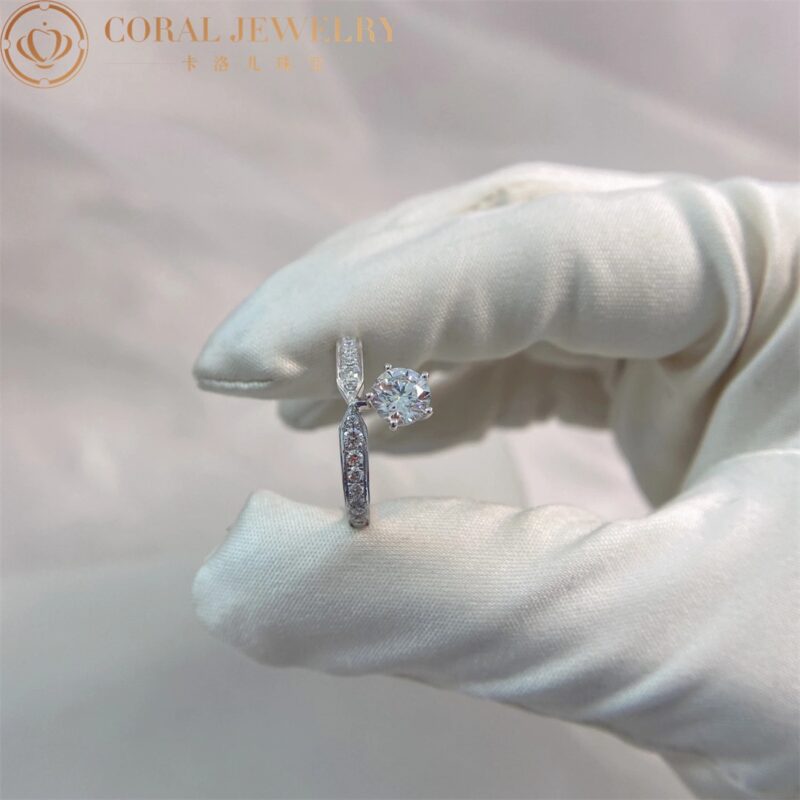 Chaumet Josephine Eclat Deternite Solitaire Platinum Diamonds J3uq00 Coral 45