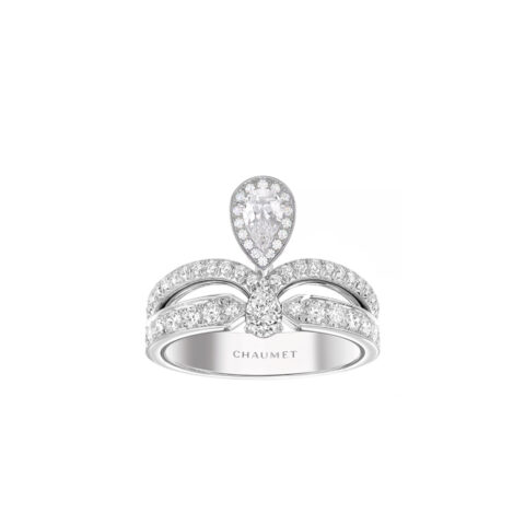 Chaumet Joséphine Eclat Floral Ring 083058-1 Platinum Diamonds 2