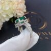 Chaumet Labyrinthe Ring White Gold Emerald With Onyx And Diamonds Coral 155