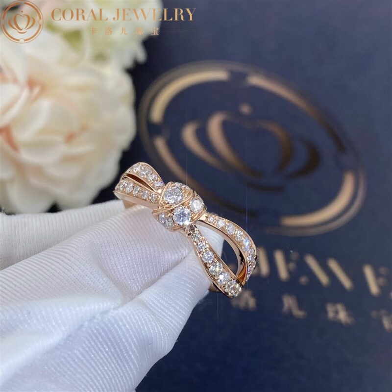 Chaumet Liens Séduction Ring 083056 Rose Gold Diamonds 7