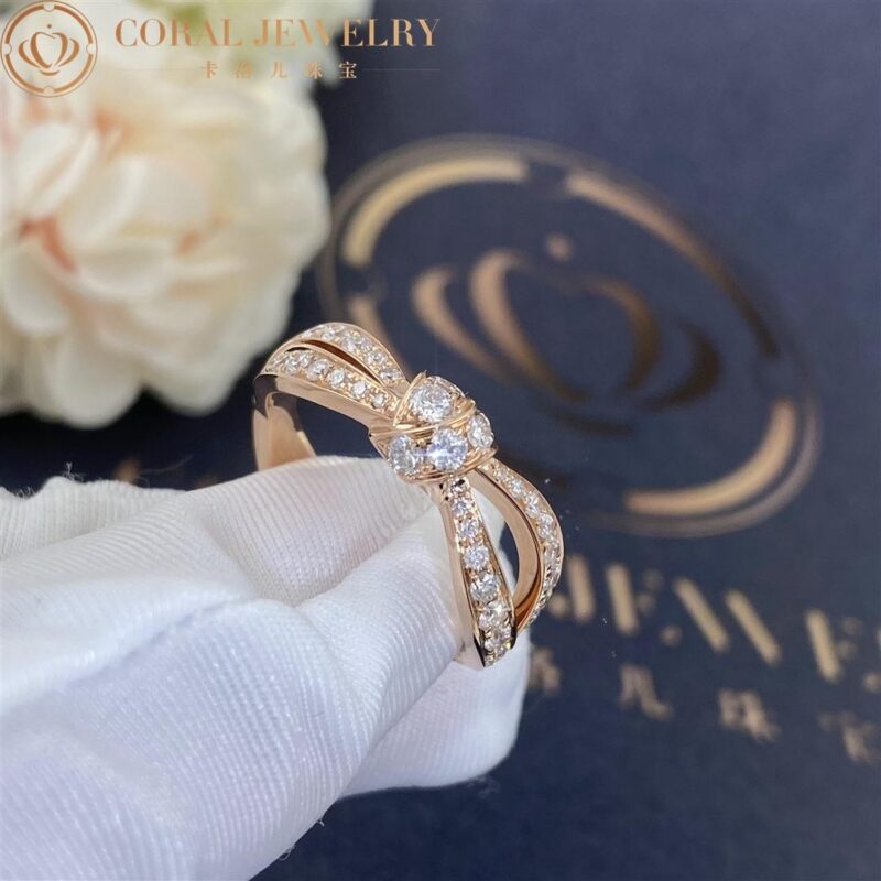 Chaumet Liens Séduction Ring 083056 Rose Gold Diamonds 5