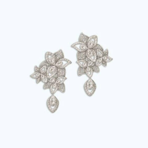 Chaumet Songe De Nui Earrings White Gold Diamonds 11