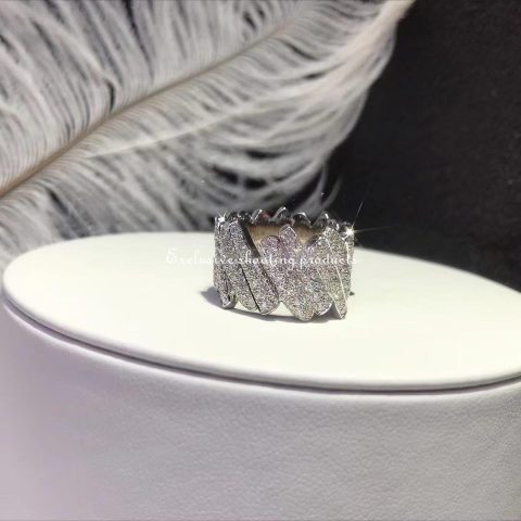 Fred Of Paris Success 18k White Gold Diamond Ring 18