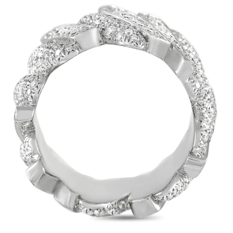 Fred Of Paris Success 18k White Gold Diamond Ring 18