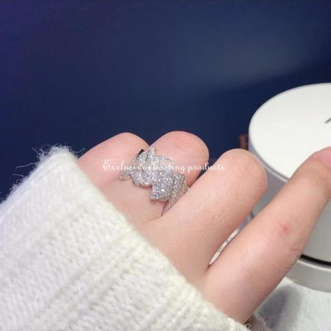 Fred Of Paris Success 18k White Gold Diamond Ring 48