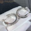 Marli Avenues Hoop Earrings In White Gold Aven E2 Coral 108