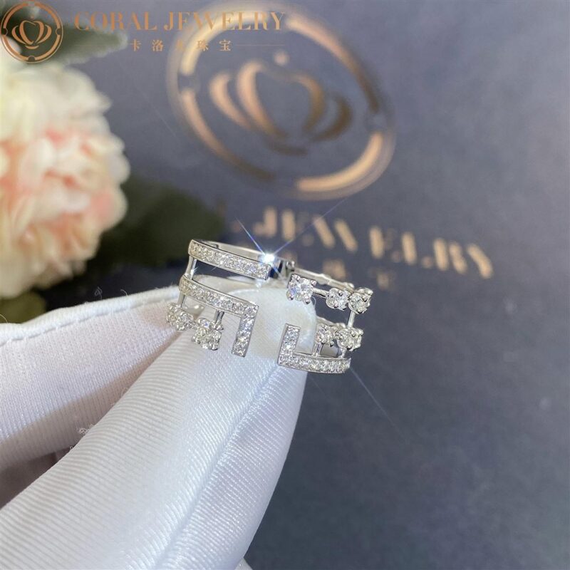 Marli Avenues Ring In White Gold Aven R2 Coral 36