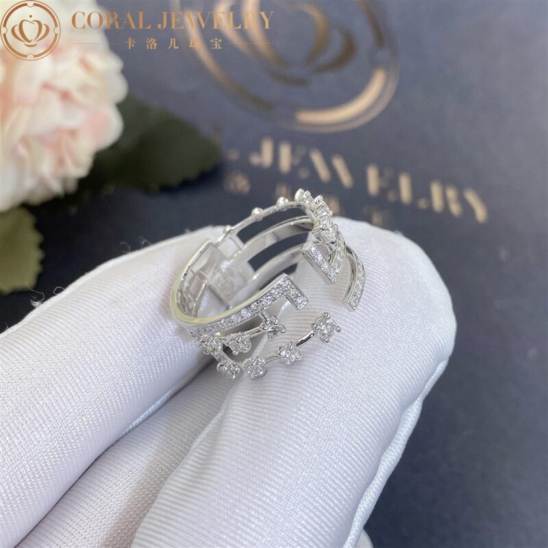 Marli Avenues Ring In White Gold Aven R2 Coral 78