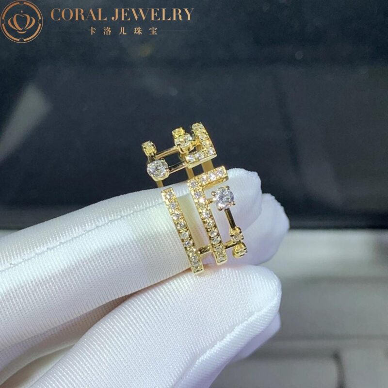 Marli Avenues Ring In Yellow Gold Aven R2 Coral 111