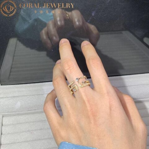 Marli Avenues Ring In Yellow Gold Aven R2 Coral 58