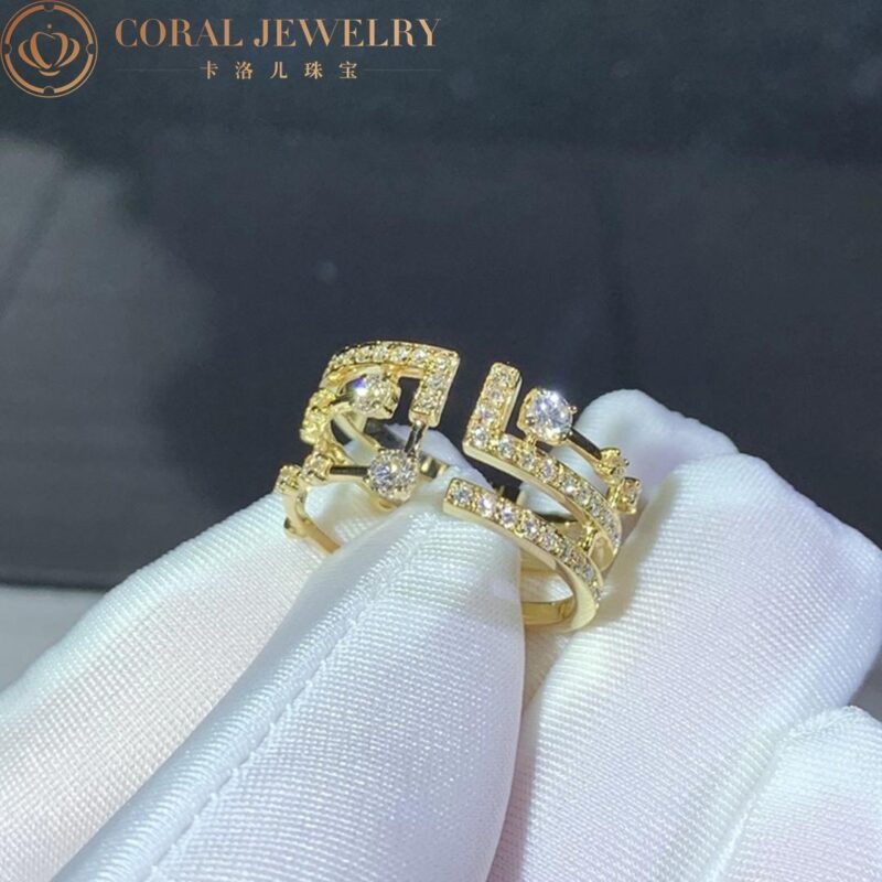 Marli Avenues Ring In Yellow Gold Aven R2 Coral 78