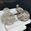 Marli Avenues Statement Earrings In White Gold Aven E8 Coral 55