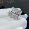 Marli Avenues Statement Ring In White Gold Aven R5 Coral 102