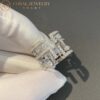 Marli Avenues Statement Ring In White Gold Aven R5 Coral 77