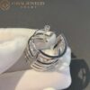 Marli Avenues Statement Ring In White Gold Aven R5 Coral 99