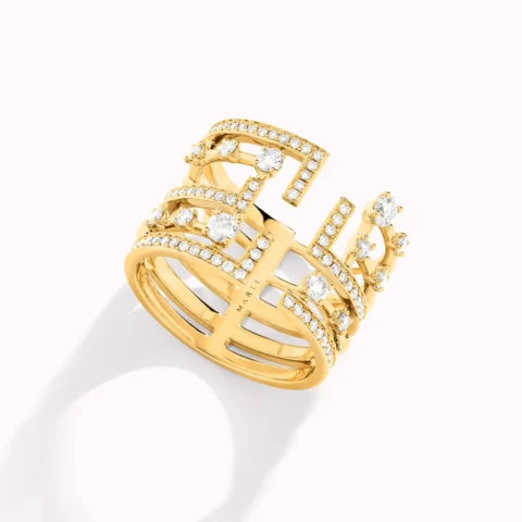 Marli Avenues Statement Ring In Yellow Gold Aven R5 Coral 11