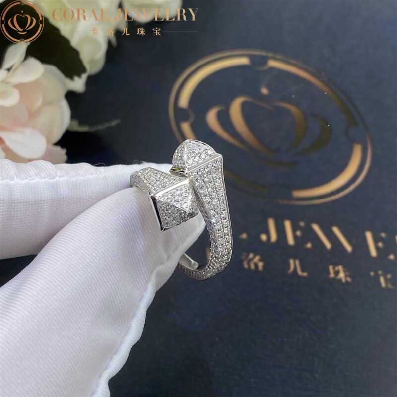 Marli Cleo Full Diamond Ring In White Gold Cleo R7 Coral 16