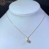 Marli Cleo Mini Rev Full Diamond Pendant In Yellow Gold Cleo N32 Coral 46
