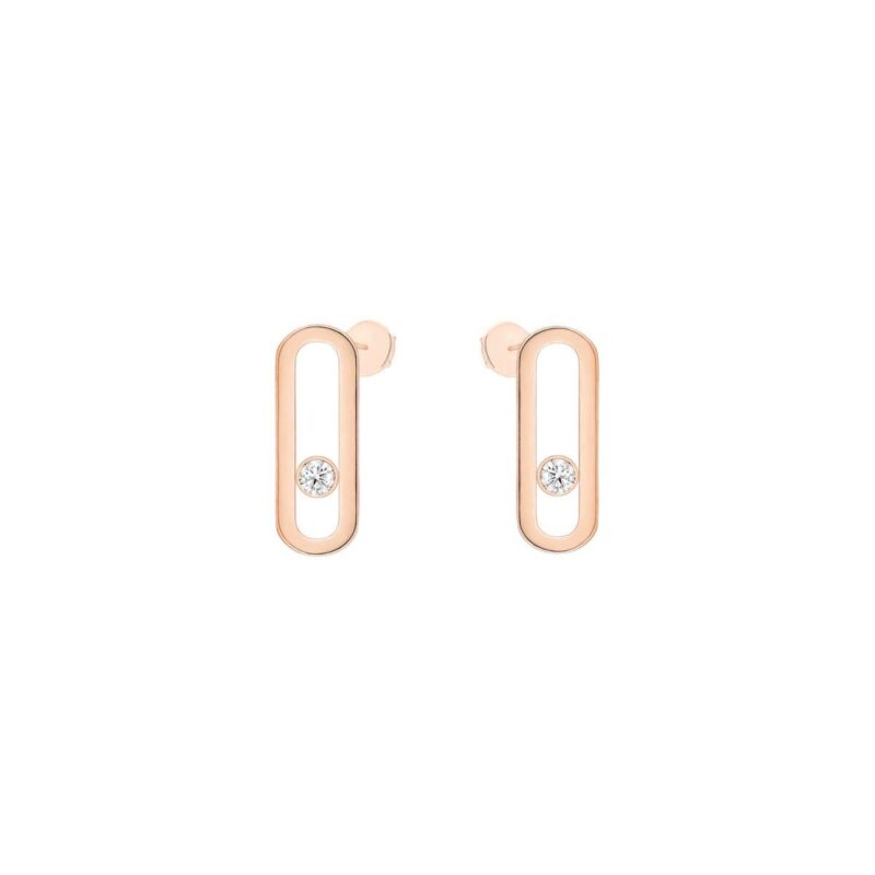 Messika Move Uno Rose Gold Earrings 12182-PG