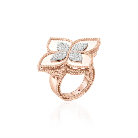 Roberto Coin Princess Flower Ring Adr888ri1838 Rw 16