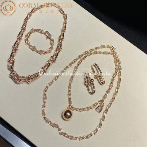 Tiffany Hardwear Wrap Necklace Coral 12