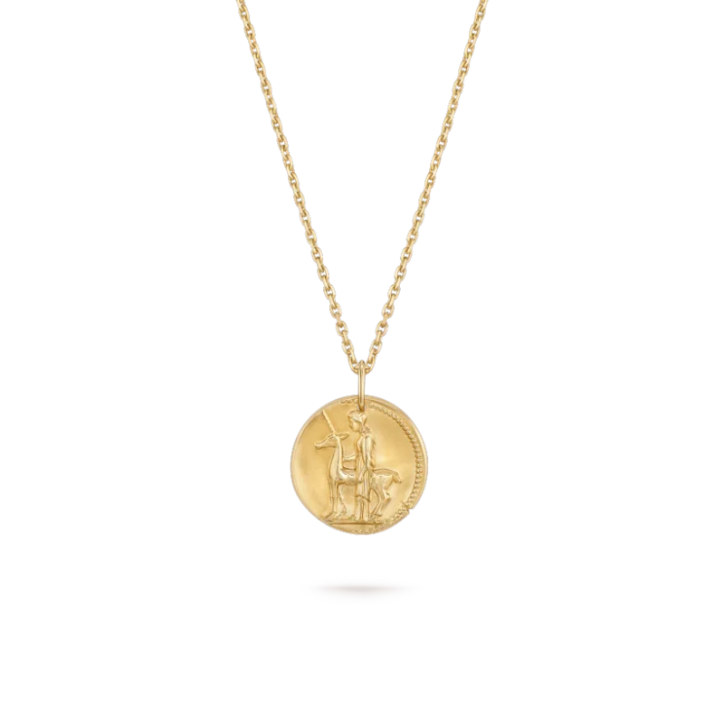 Van Cleef Arpels Zodiaque Medal Virginis Virgo Yellow Gold Vcarp7st00