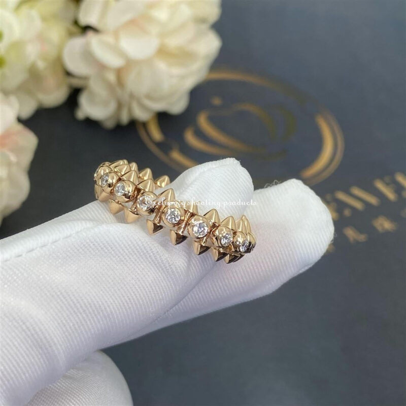 Cartier Clash De Cartier Ring N4765400 Diamonds Rose Gold 4