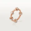 Cartier Ecrou De Cartier Ring N4764900 Rose Gold Diamonds 1