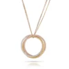 Cartier Trinity All Diamond Pendant Necklace on a Triple Chain 1