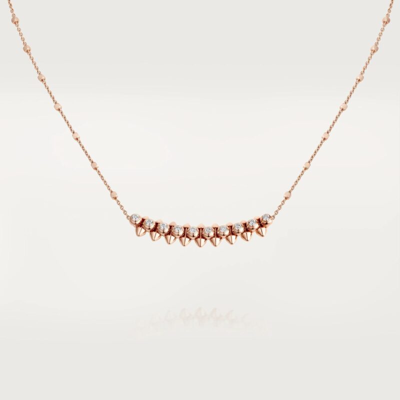 Cartier Clash De Cartier N7424312 Necklace Rose Gold Diamonds 1