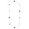 Cartier Amulette De Cartier Necklace Diamond Lapis & Mother of Pearl in 18k White Gold 1