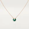 Cartier Amulette De Cartier B7224550 Necklace XS Model Rose Gold Malachite 1