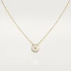 Cartier Amulette De B3047100 Cartier Necklace XS Model Yellow Gold White Mother-of-pearl 1