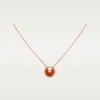 Cartier Amulette De B7224518 Cartier Necklace XS Rose Gold Carnelian Diamond 1