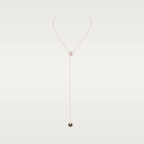 Cartier Amulette De Cartier B7224569 Necklace XS Rose Gold Onyx White mother-of-pearl Diamond 1