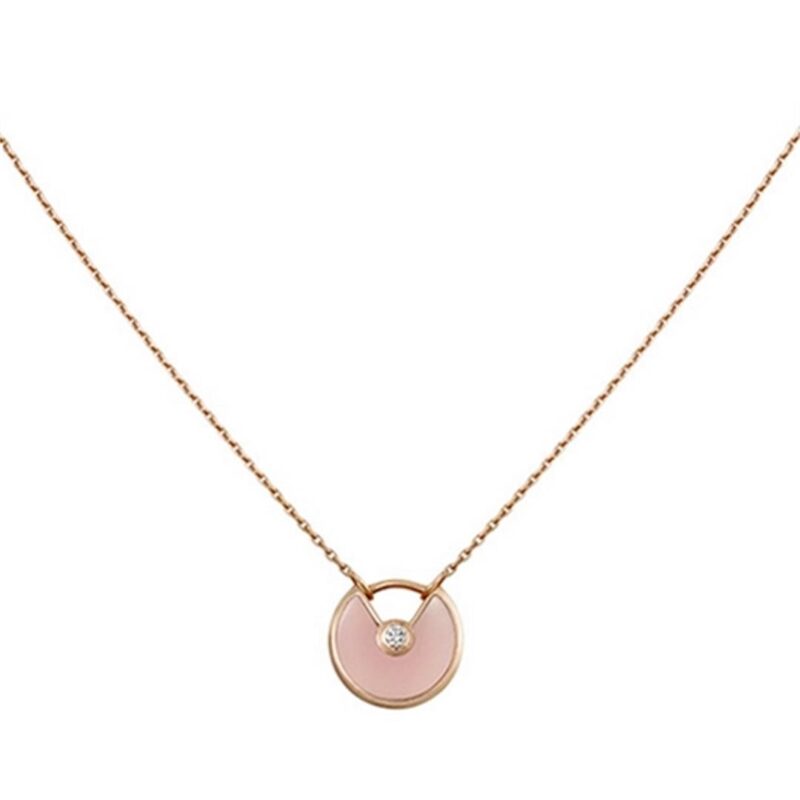 Cartier Amulette B7224519 De Cartier Necklace XS Rose Gold Opal Diamond 1